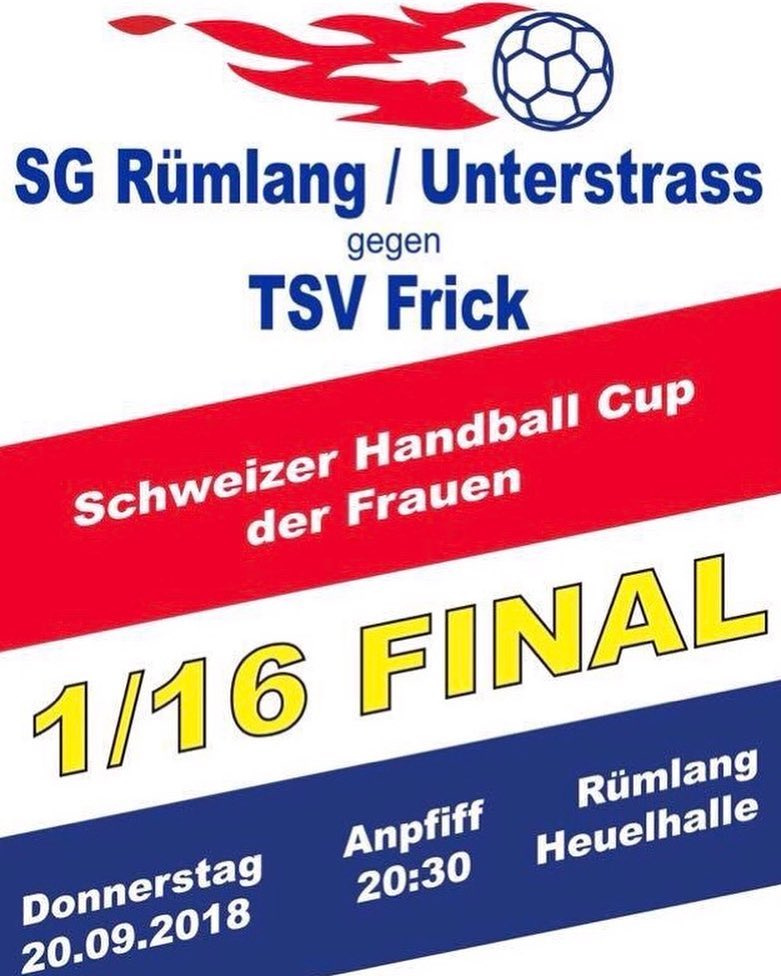 Cup 1/16 Final SG Rümlang/ Unterstrass - TSV Frick