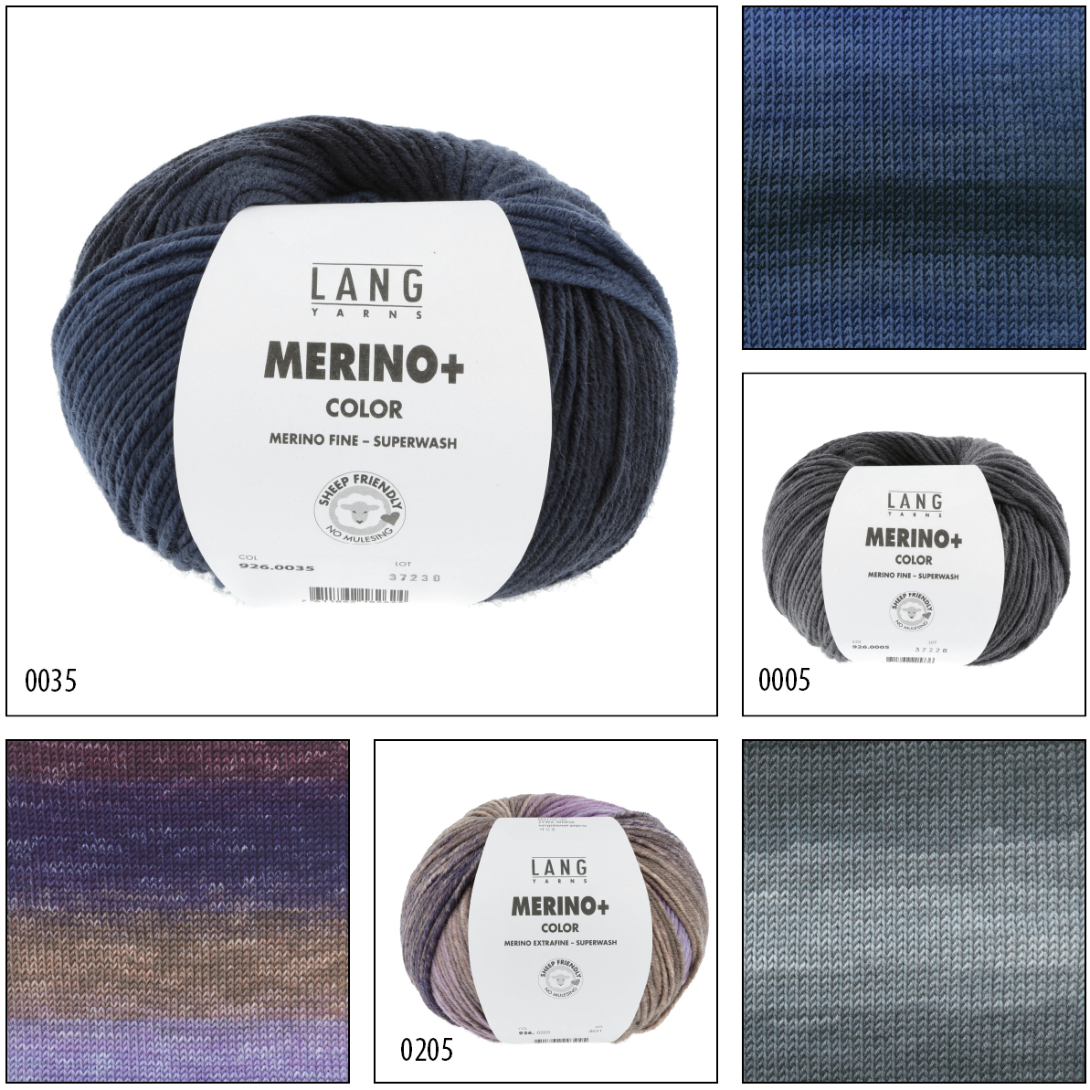 Merino+ Color, Lang Yarns