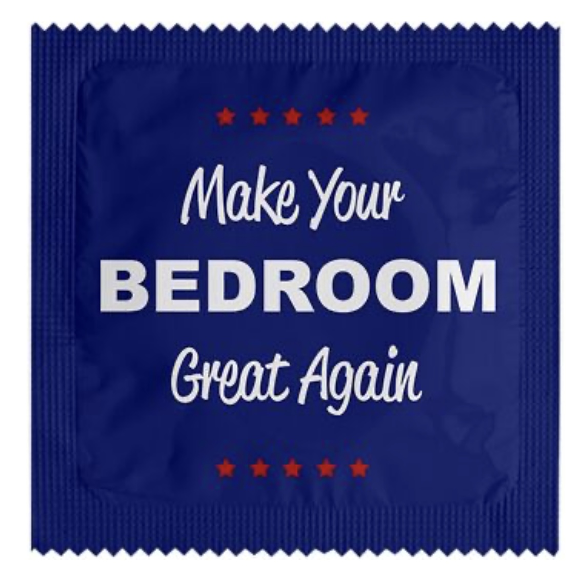 Humorvolles Kondom - Make your BEDROOM great again