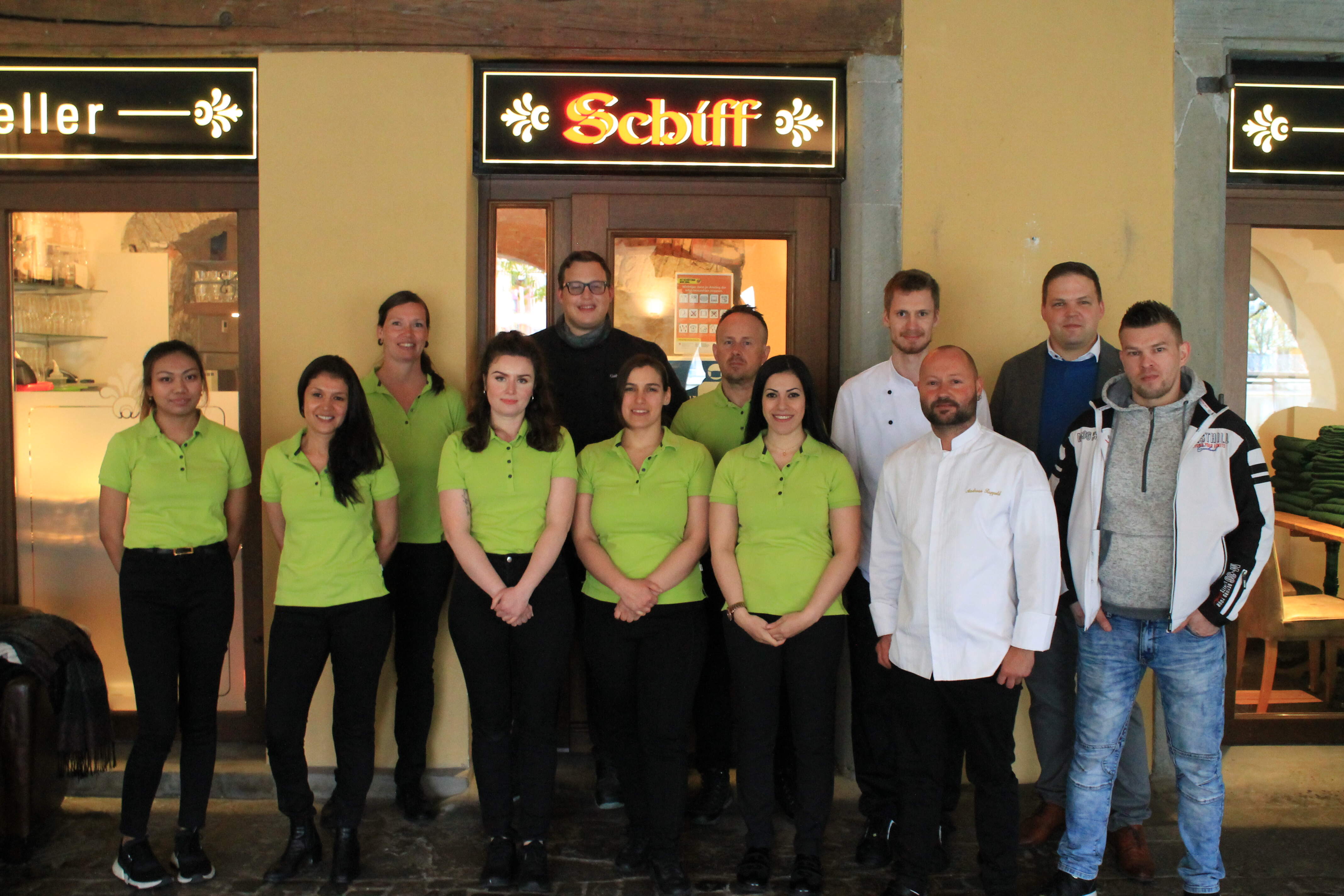 Restaurant-Schiff-Team