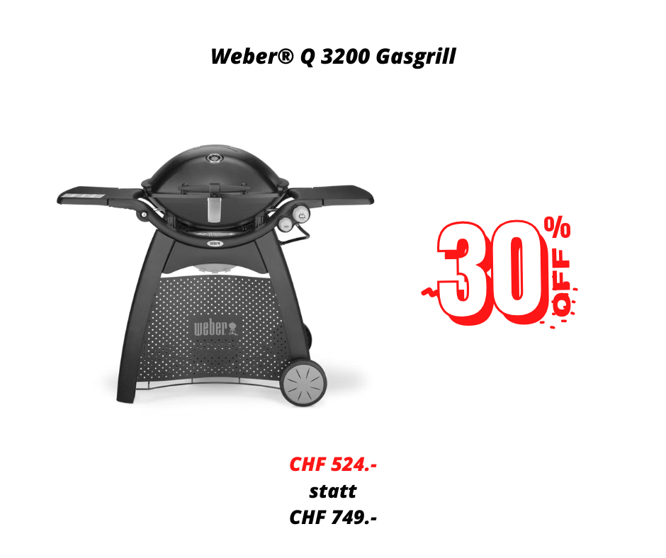 Weber® Q 3200 – Gasgrill statt CHF 749