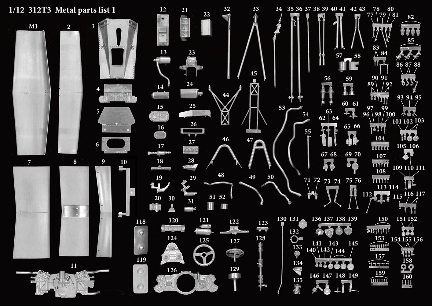1/12scale Fulldetail Kit : 312T3