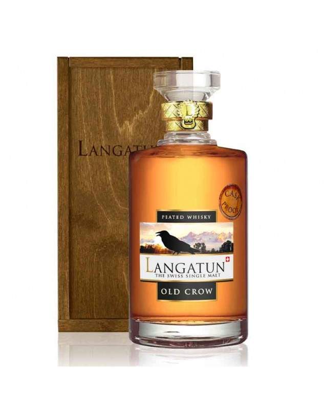 Langatun - Old Crow - Peated Single Malt Whisky - CP - 59.7% - 50cl