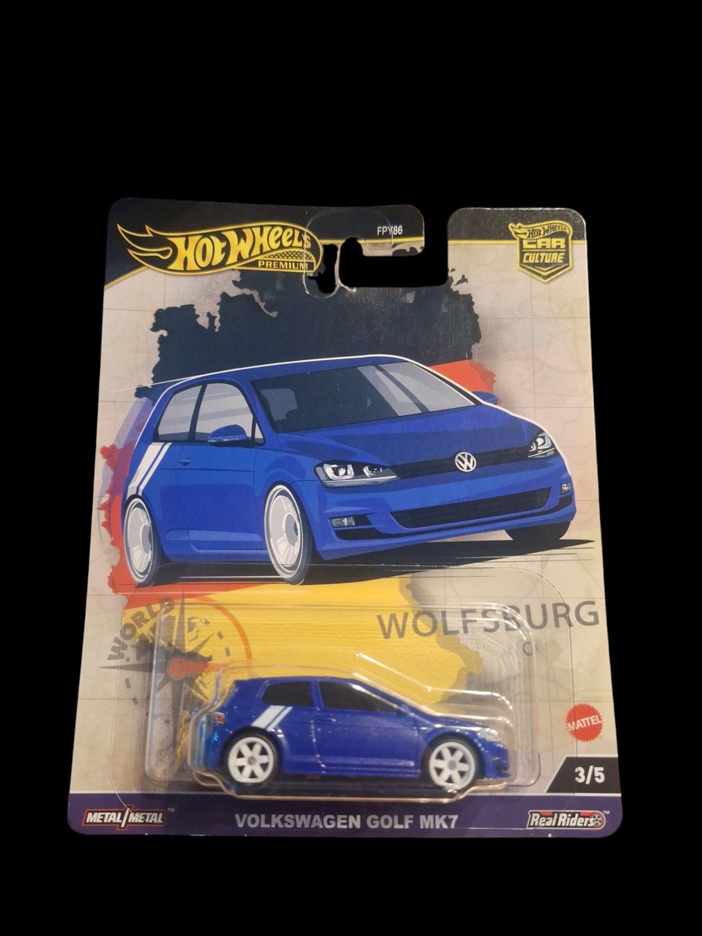 Hot Wheels Premium World Tour 2024 Volkswagen Golf MK7 3/5