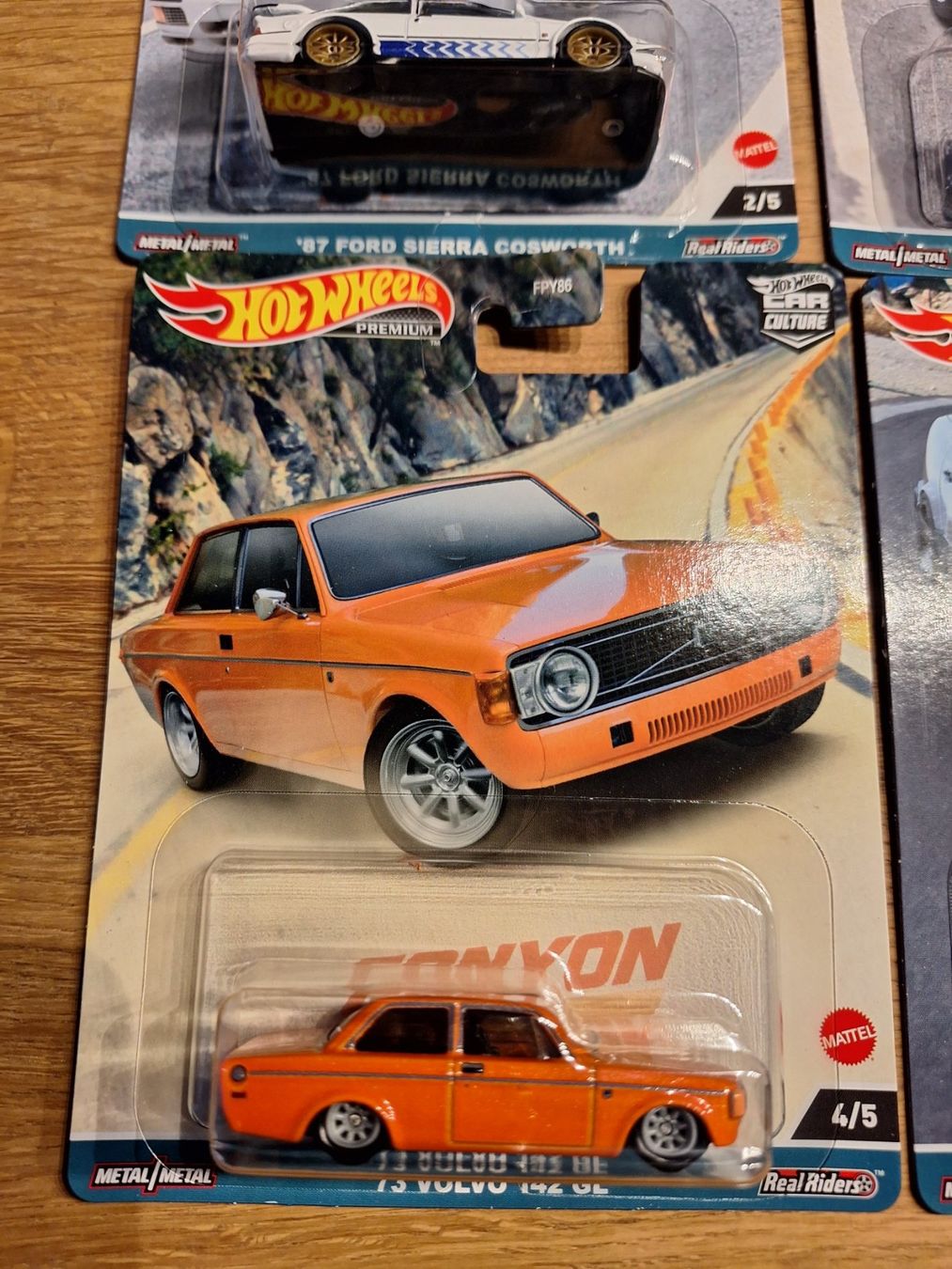 komplettes Set Hot Wheels Premium Canyon Warriors 2023