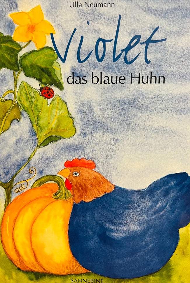 Violet das blaue Huhn