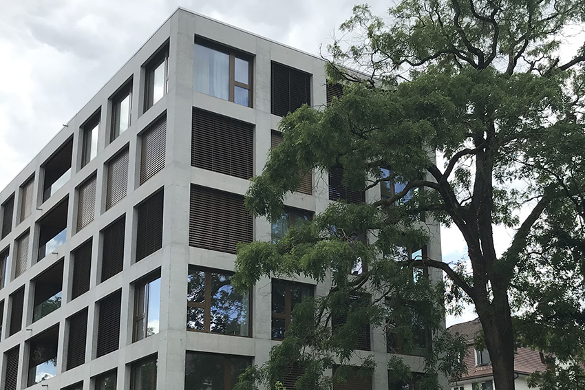 Neubau in städtischem Wohnquartier beim Bahnhof Solothurn