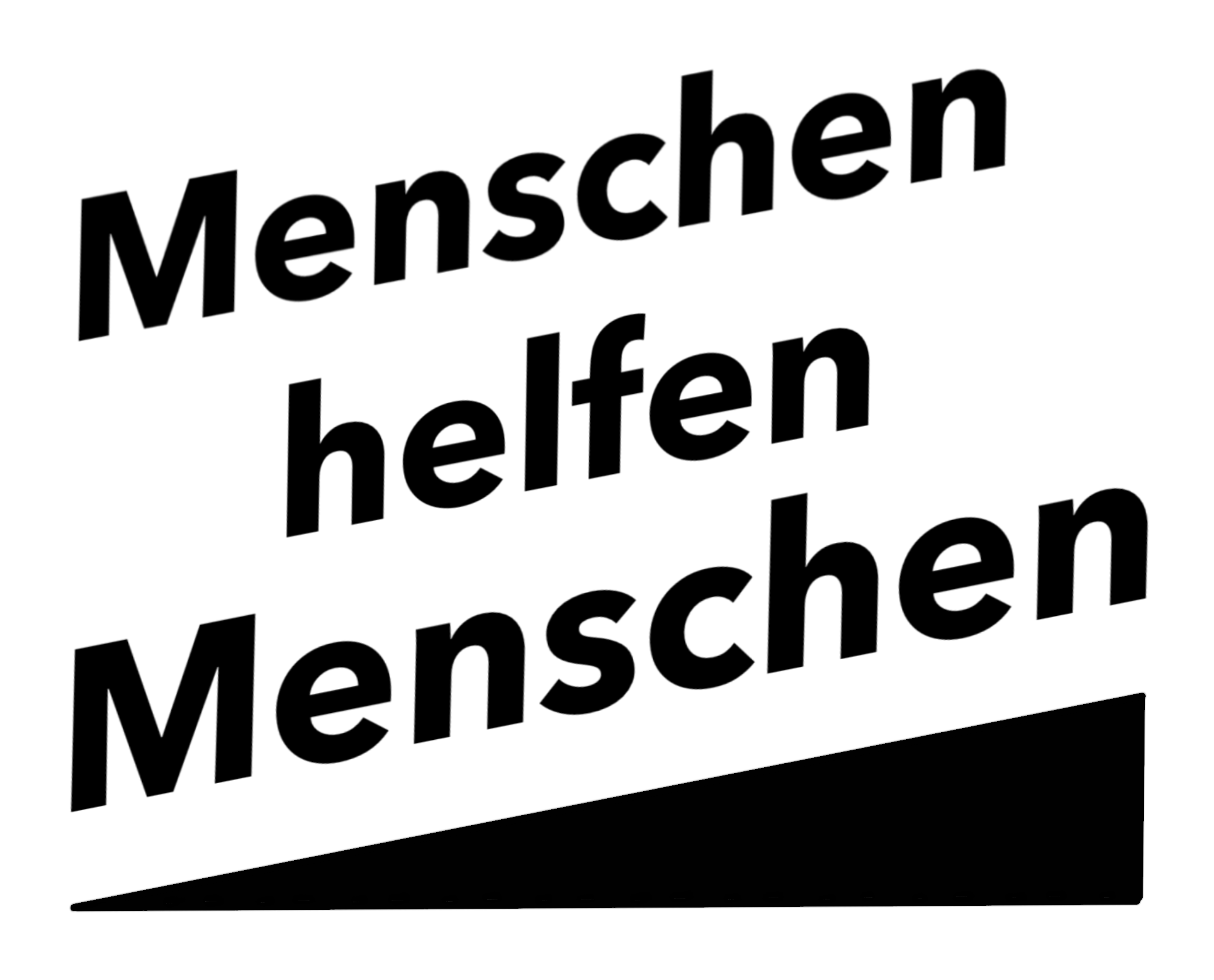 Menschen helfen Menschen