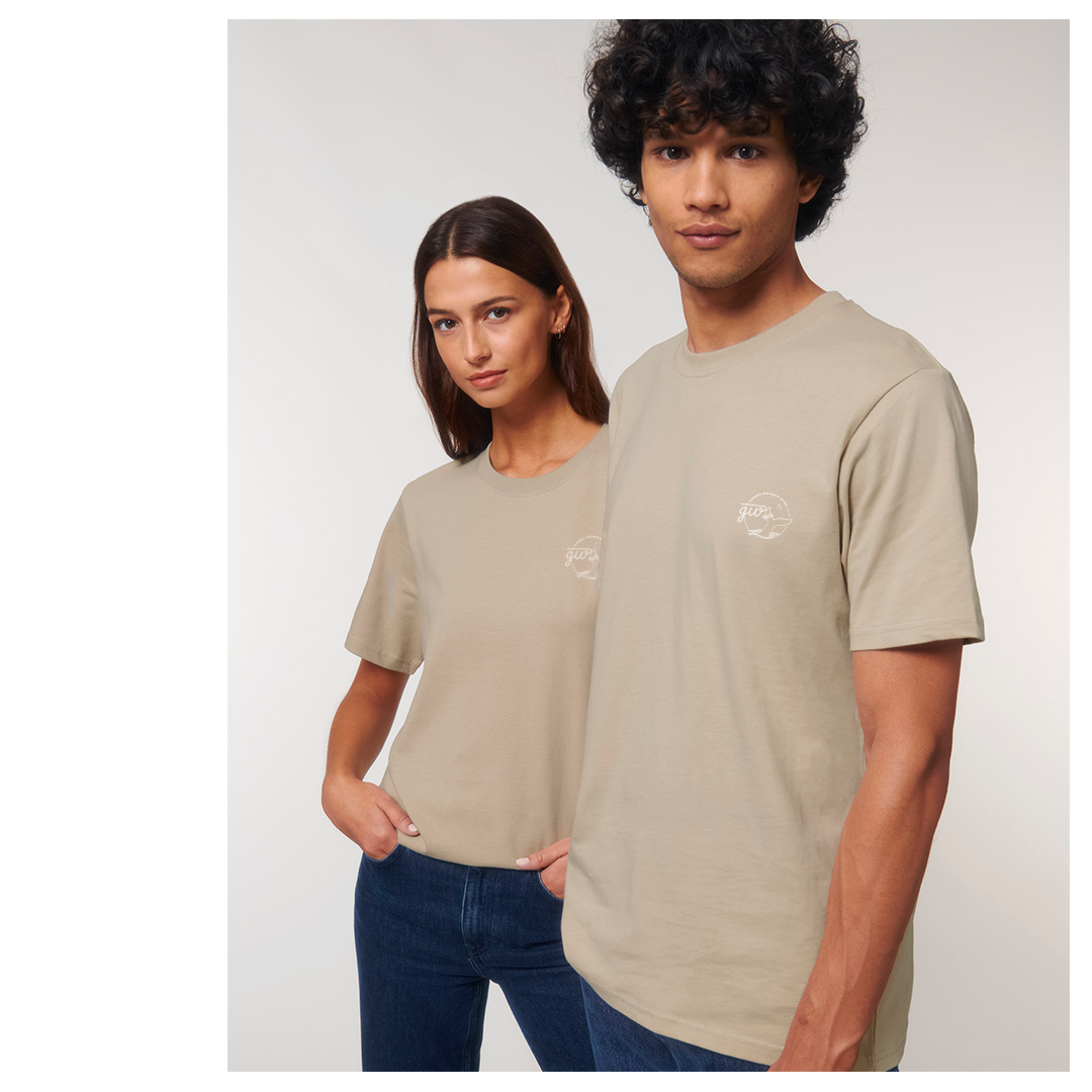 GLORYWAVES BASICS Sparker T-Shirt unisex beige