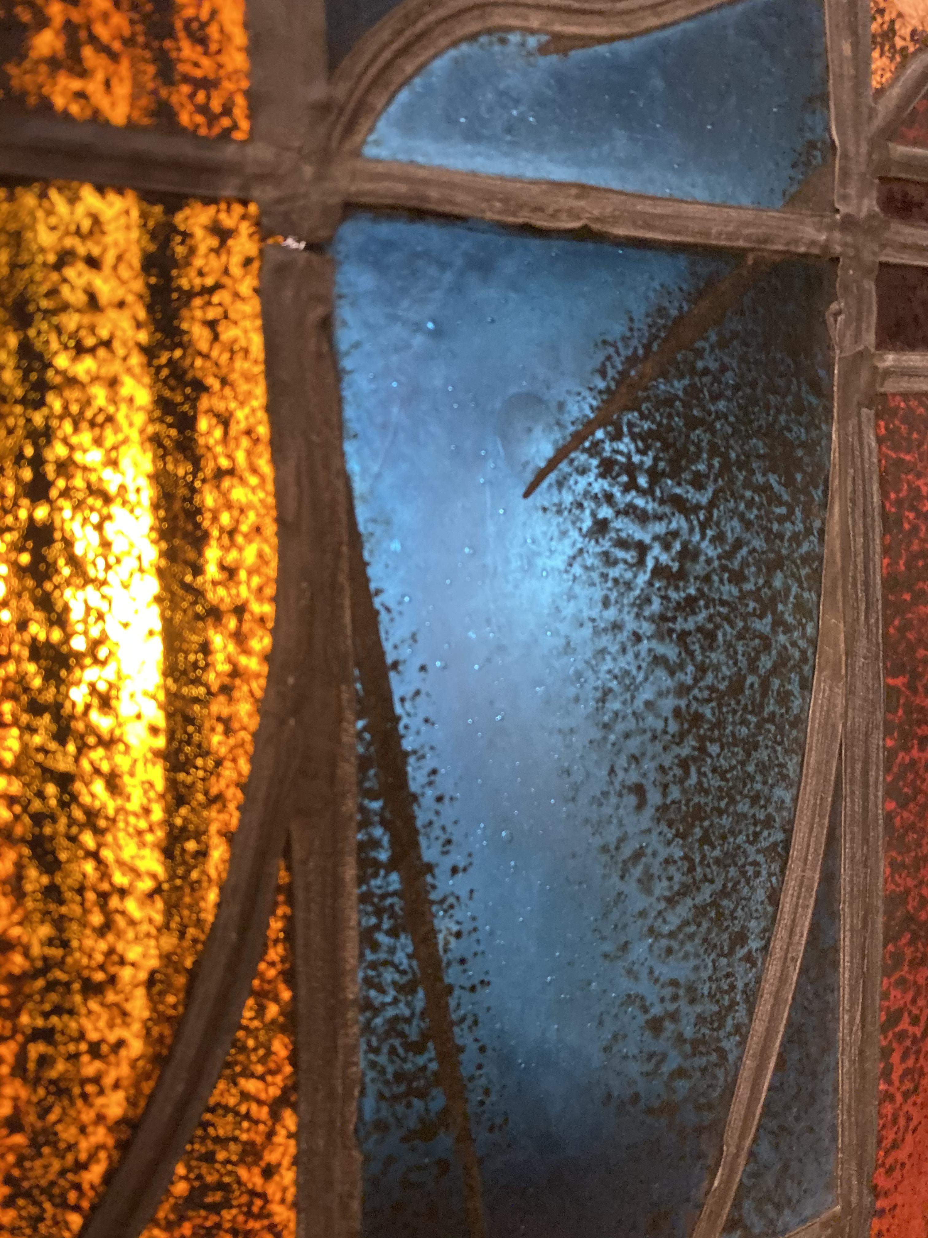 Antikes Bleiglasfenster aus Kirche Nr. 2