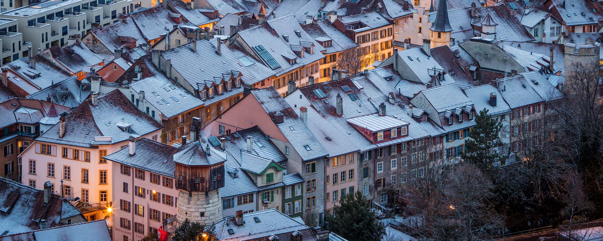 Bieler Altstadt im Winter