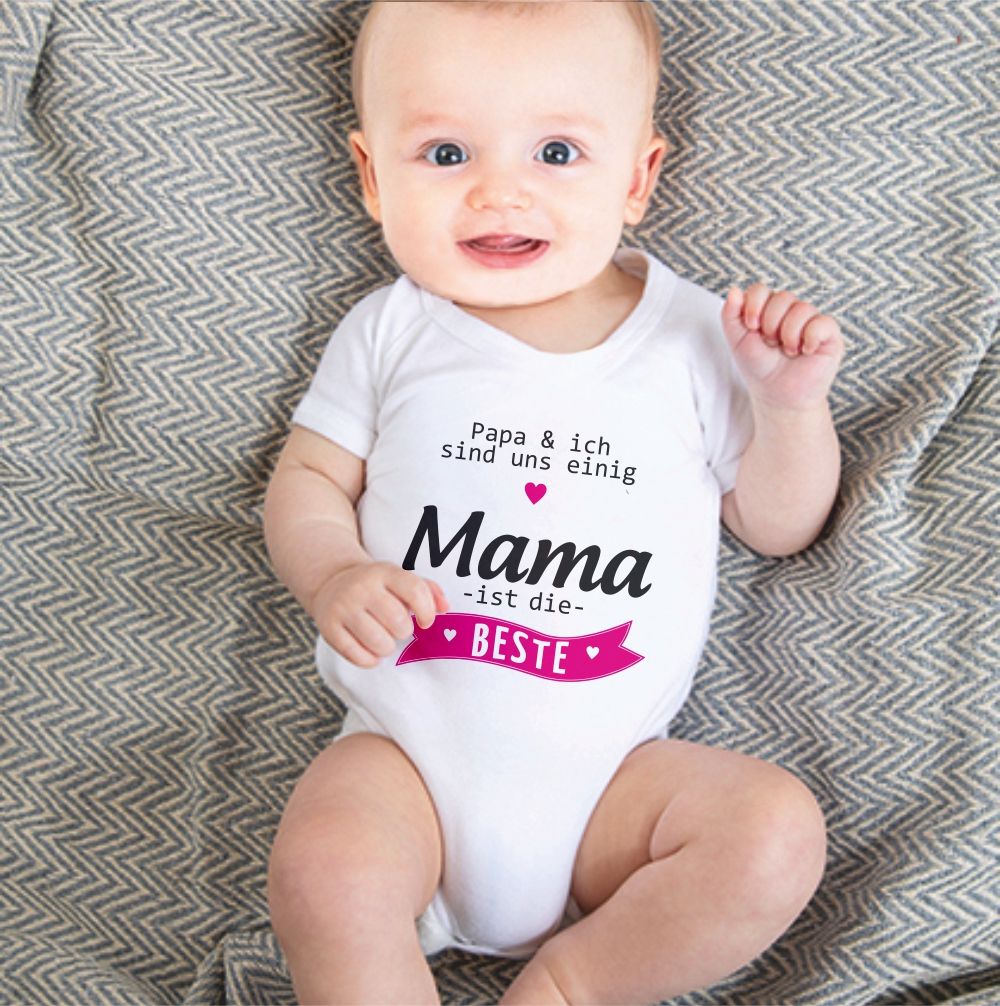 Baby Body "Mama ist die Beste!" - Auf Bestellung