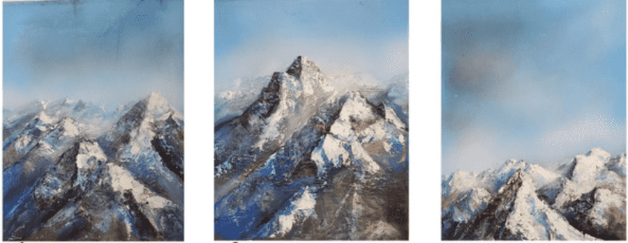 Mountains l - lll - 135 x 50 cm - Fr 3'200