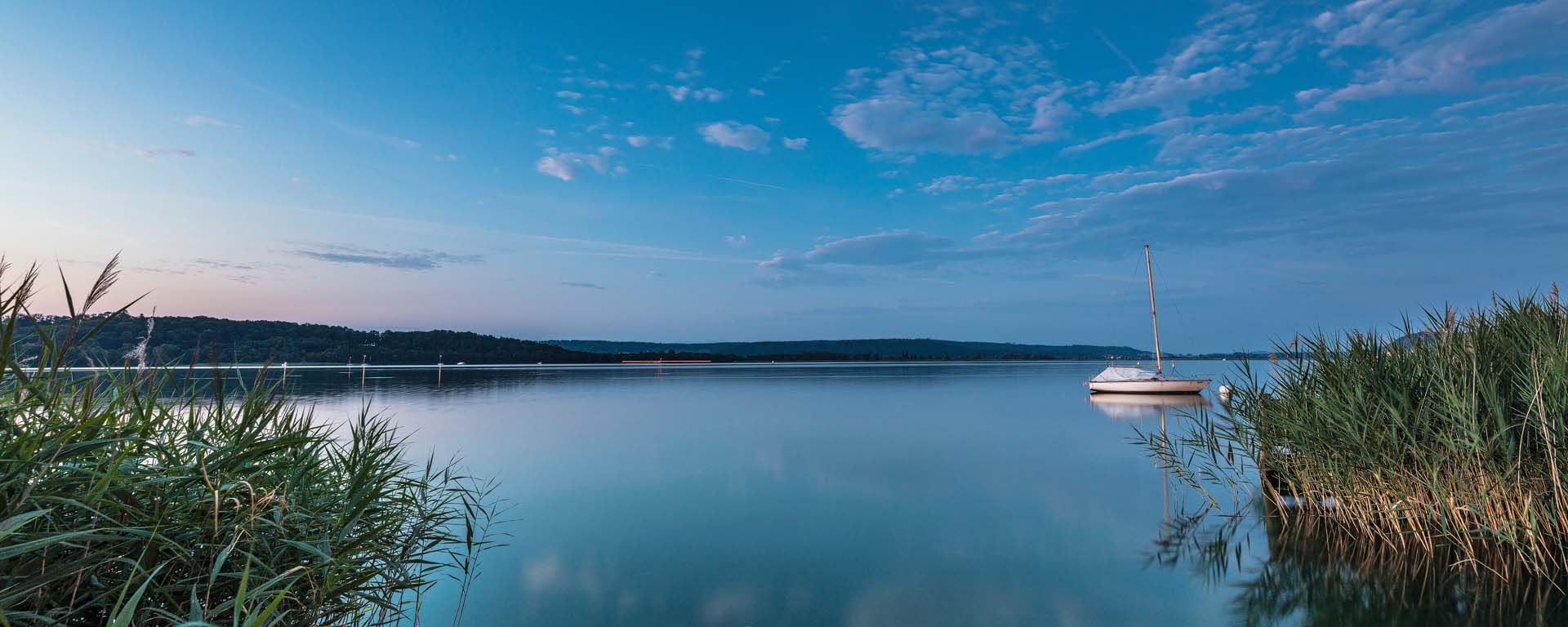 Morgenstimmung auf dem Bielersee bei Schafis