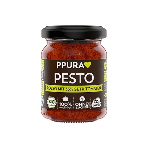 PPURA Pesto Rosso - Bio - mit getrockneten Tomaten