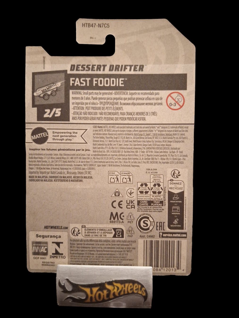 Hot Wheels Fast Foodie 2024 Dessert Drifter 2/5 L