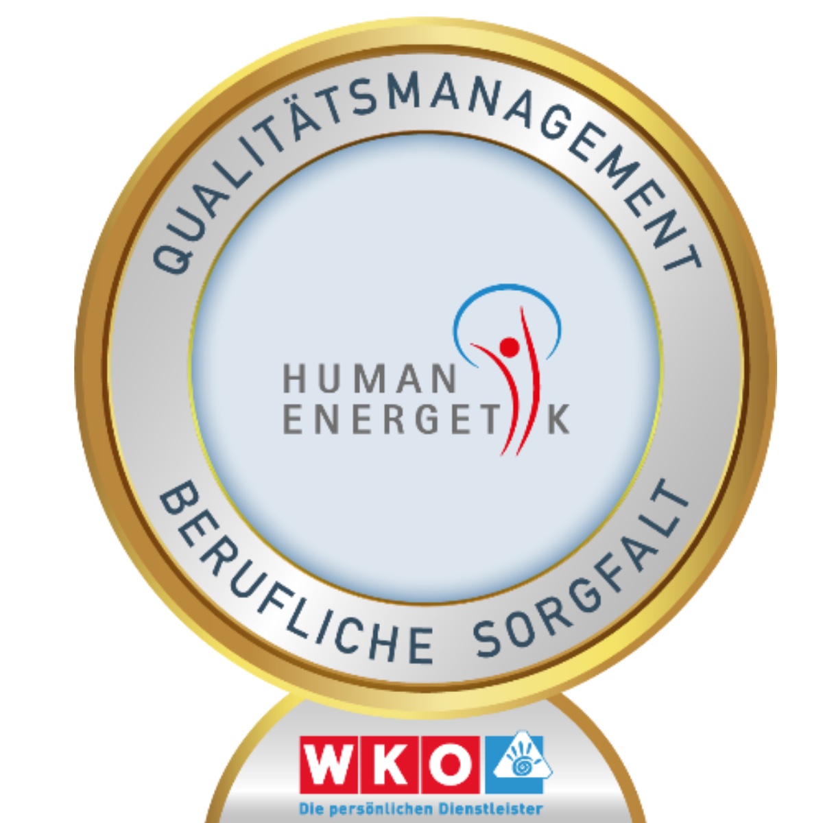 Zertifikat der WKO, über Human Energetik