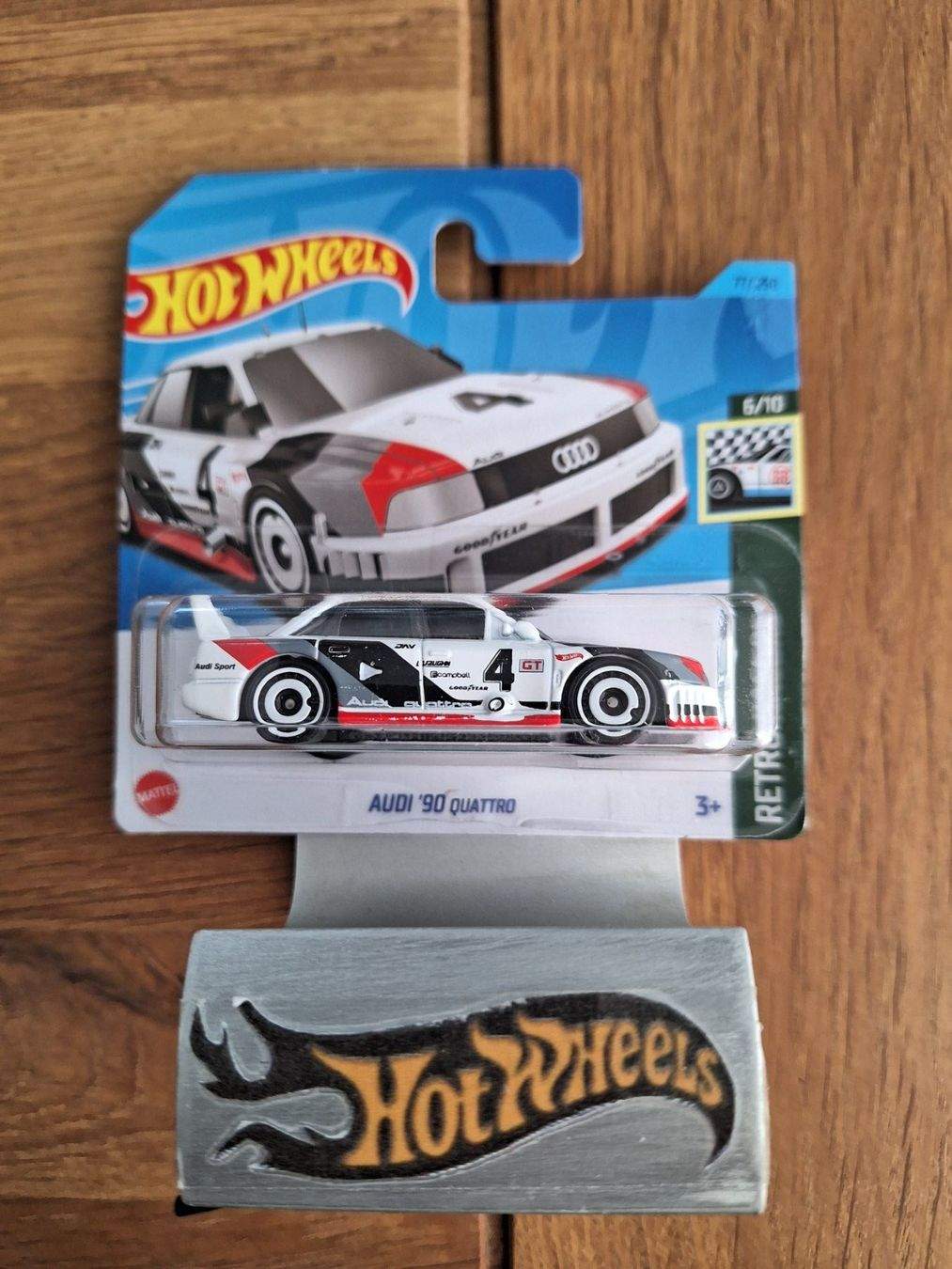 Hot Wheels Retro Racers 2023 Audi 90 Quattro 6/10 Short Card