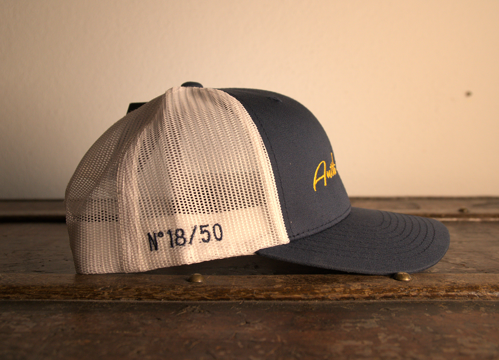 Baseball Cap Antik-Unique blau/gelb- Limited Edition