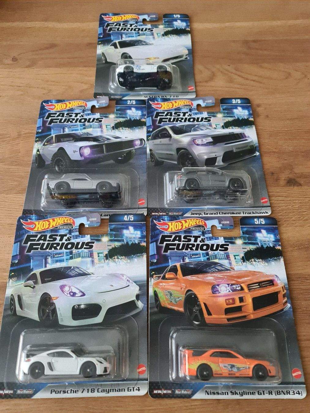 Komplettes Set Hot Wheels Premium 2023 Fast & Furious