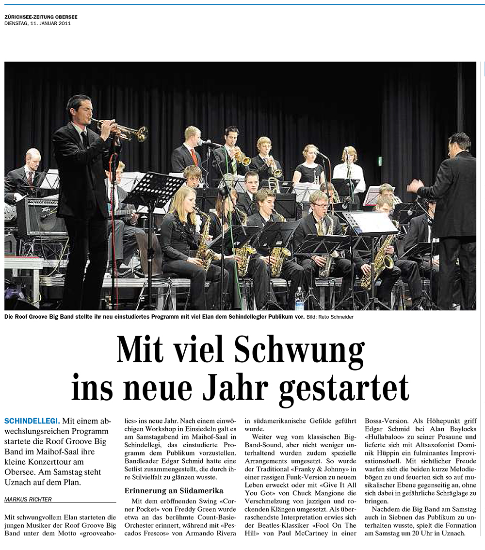 Zuerichsee Zeitung / Januar 2011