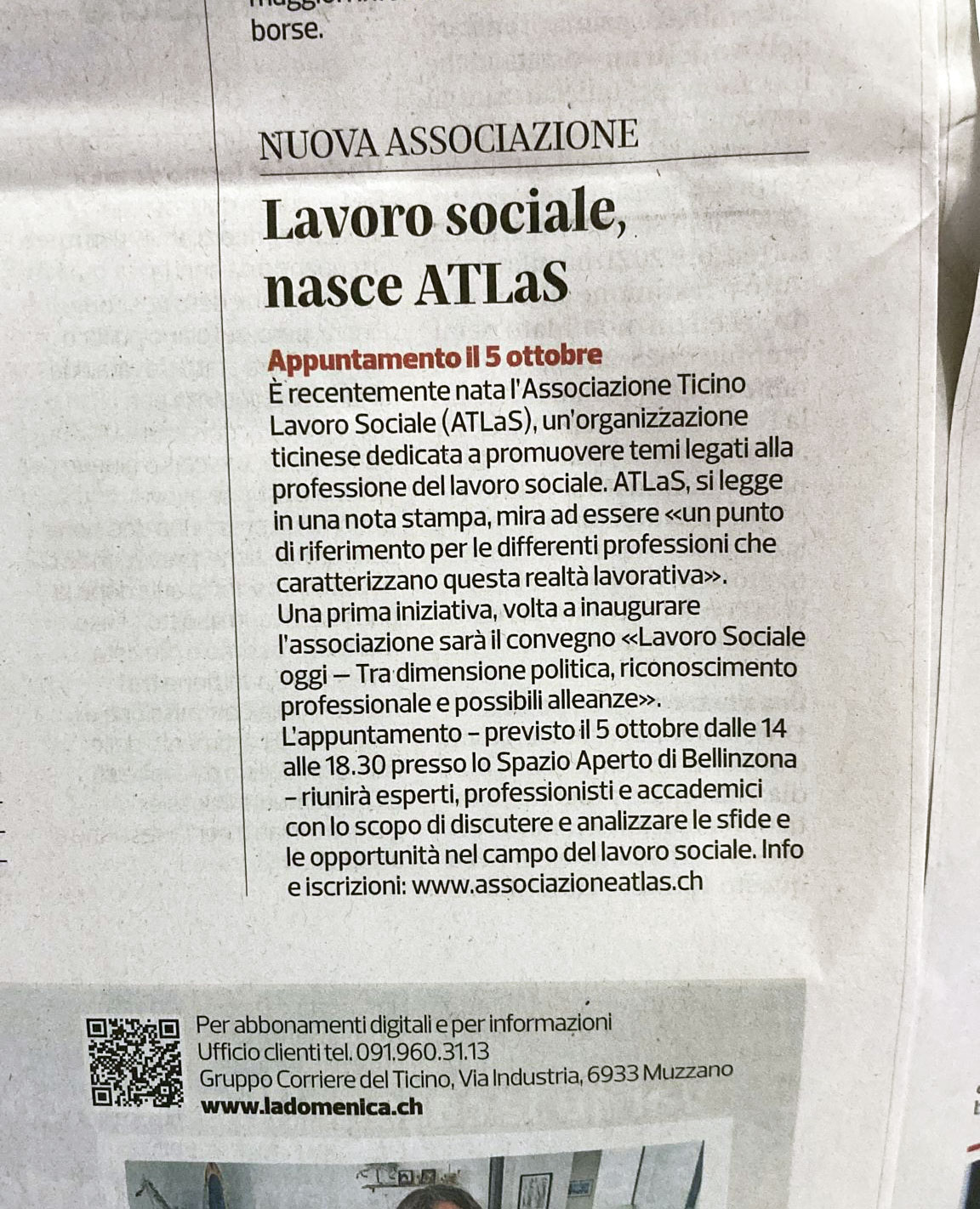 Atlas Corriere del Ticino