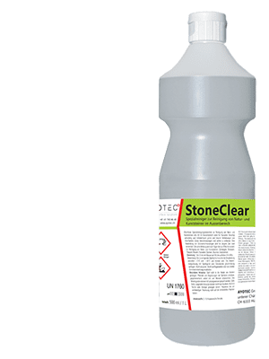 StoneClear | Beseitigt selbstständig grüne & braune Verfärbungen im Aussenbereich (vermindert stark Neubildungen).