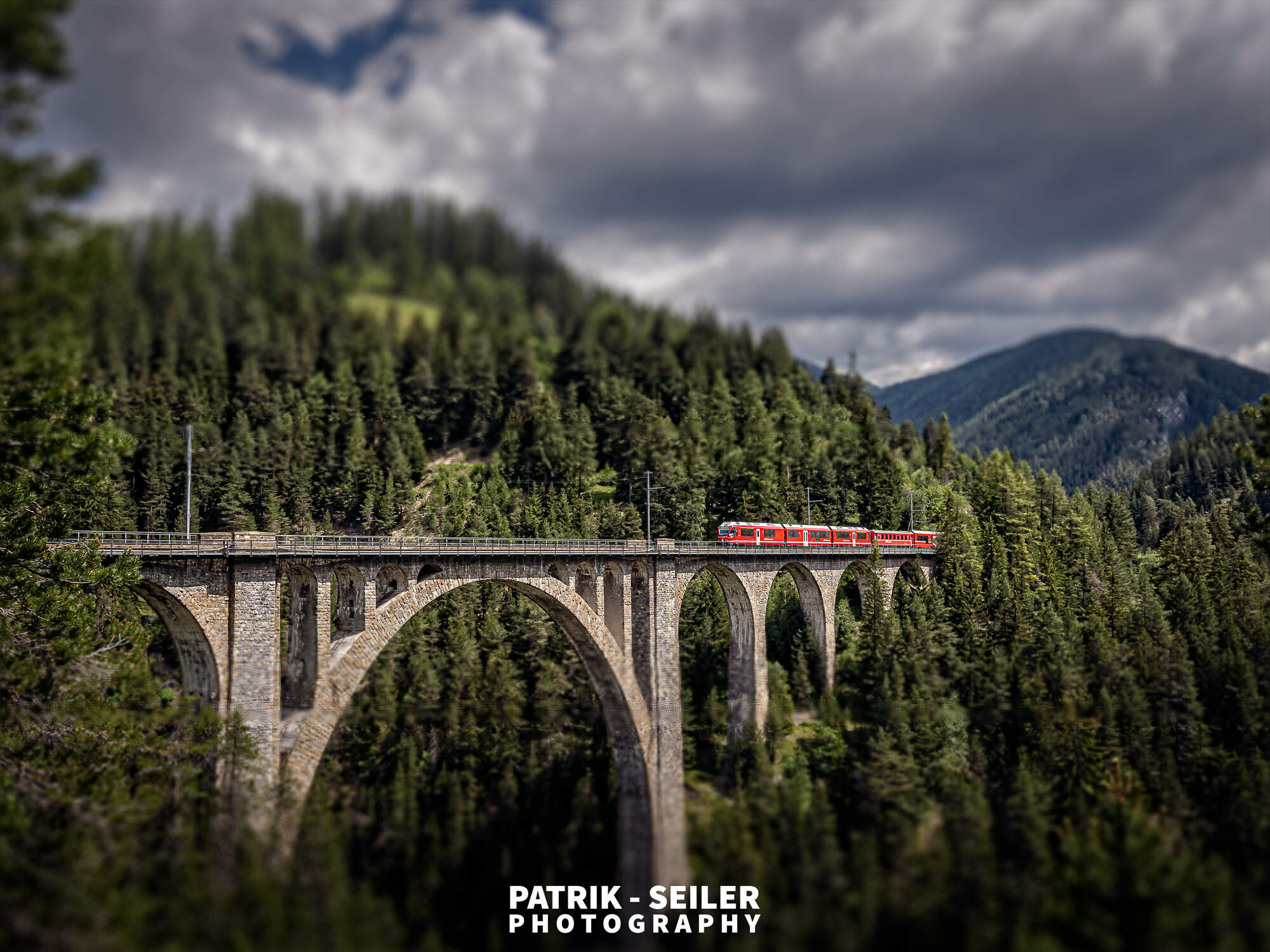 Wiesen Viaduct, Rhaetian Railway (Rhätische Bahn) - Switzerland