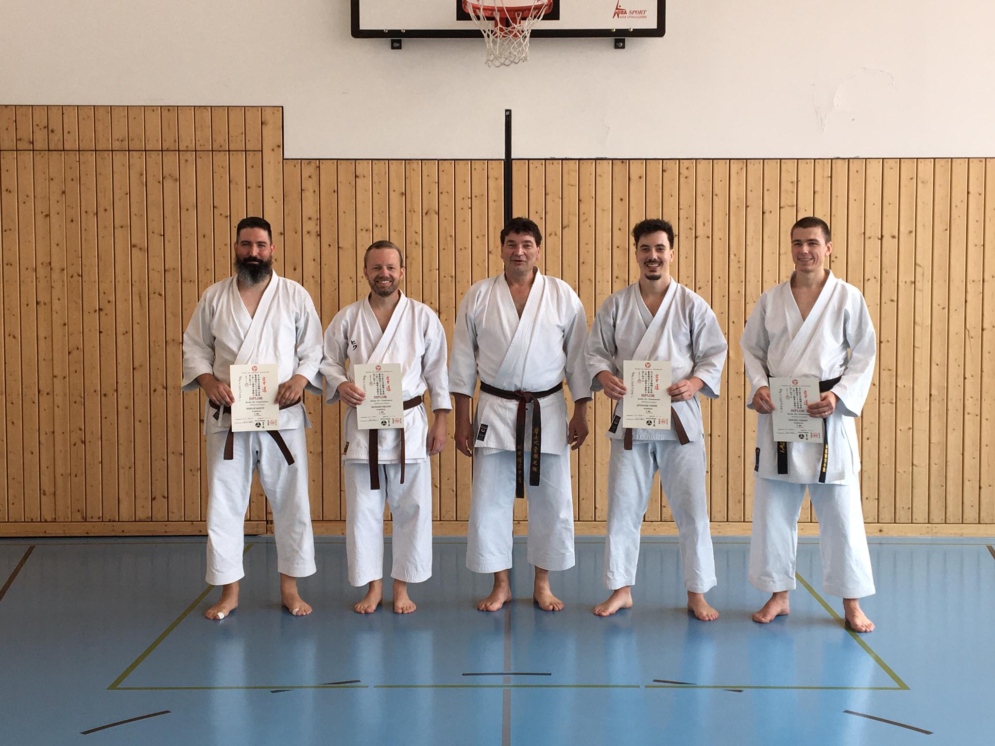 Karate-do Fraubrunnen Dan Schwarzgurt Prüfung