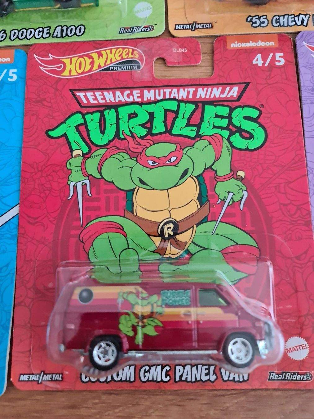 Kompl. Set Hot Wheels Premium Mutant Ninja Turtles TMNT 2022