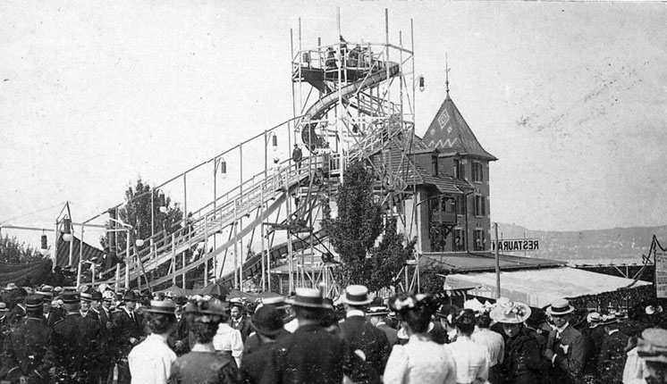 Die erste grosse Rutschbahn am eidg. Schützenfest 1907