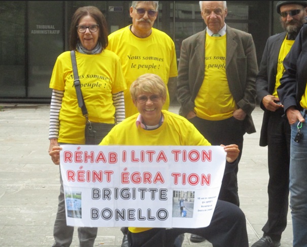 Rapport du procès de Brigitte BONELLO, devant le Tribunal administratif de Lyon, le 10.10.18