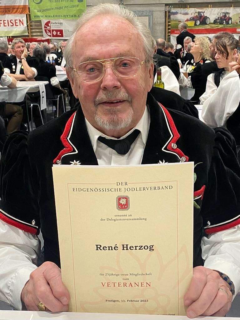 Veteran René Herzog