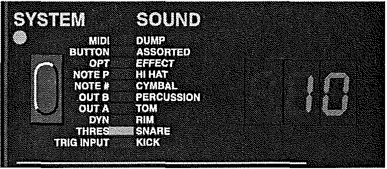 Description sound selection of ddrum4
