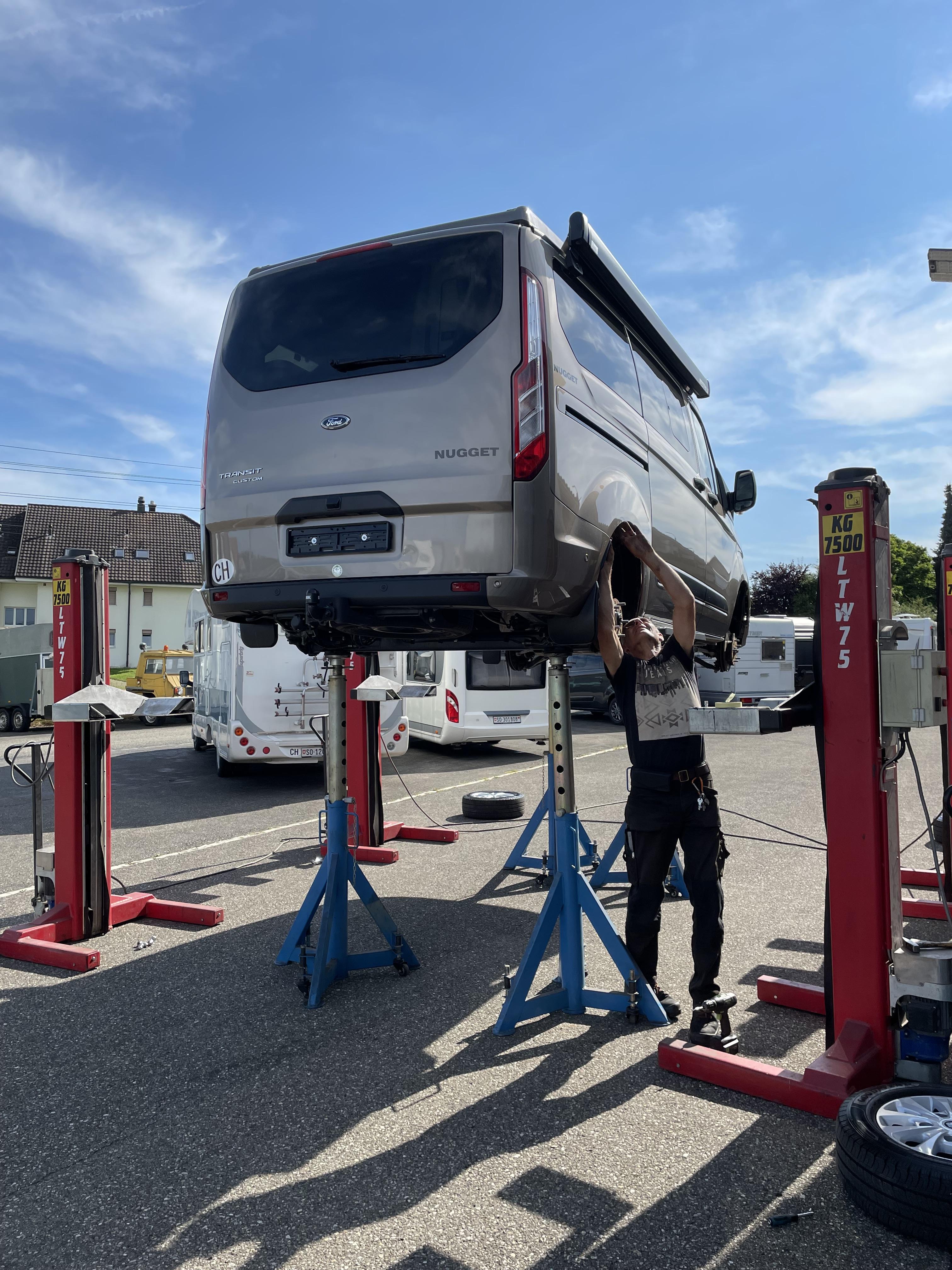 Ford Nugget Unterbodenschutz