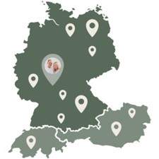 Liebscher & Bracht Community, Karte von Deutschland - Schweiz - Österreich