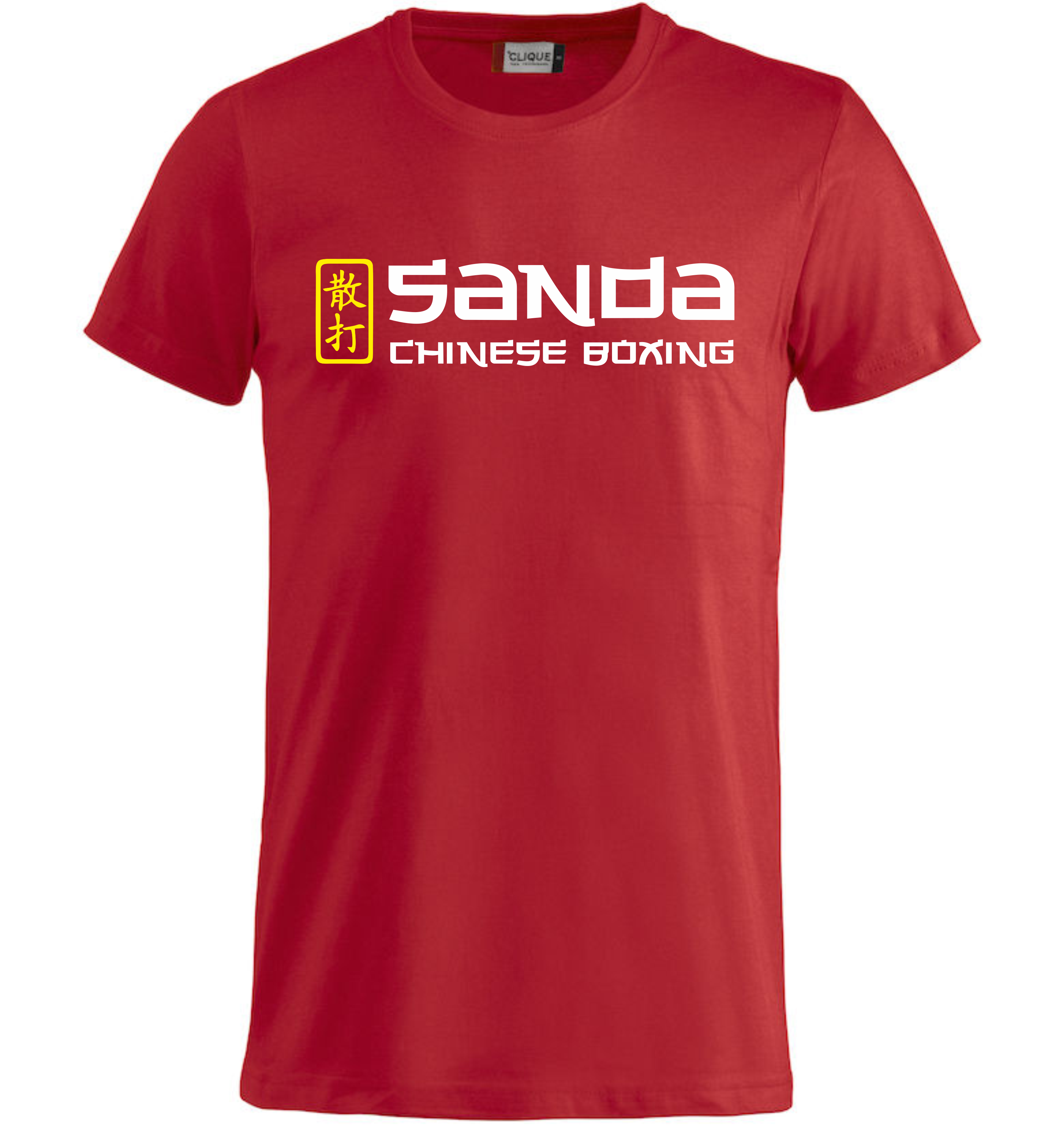 Sanda T-Shirt Freizeit rot