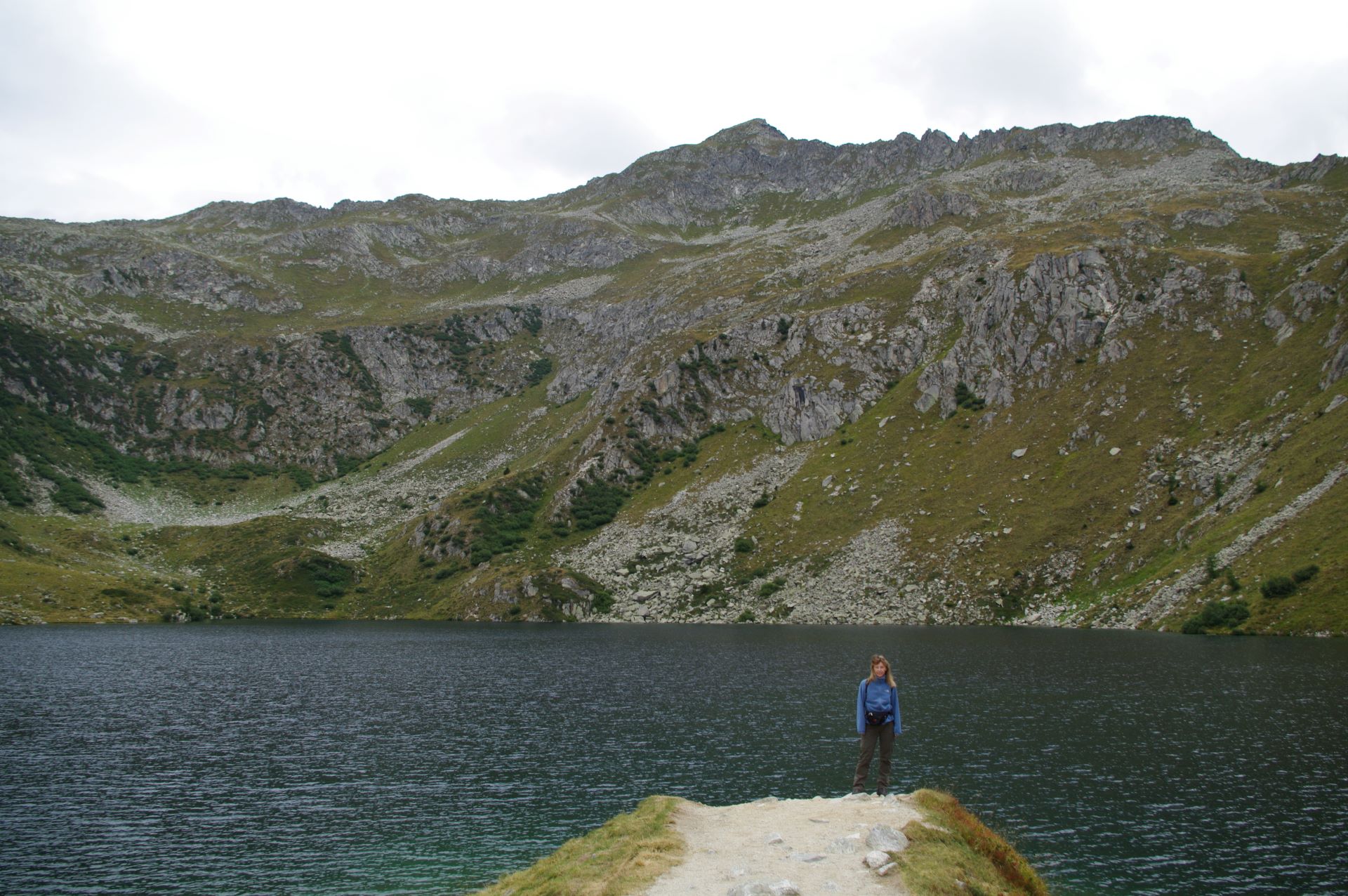 Von Bergstation zum See war es ein sehr steiniger Weg