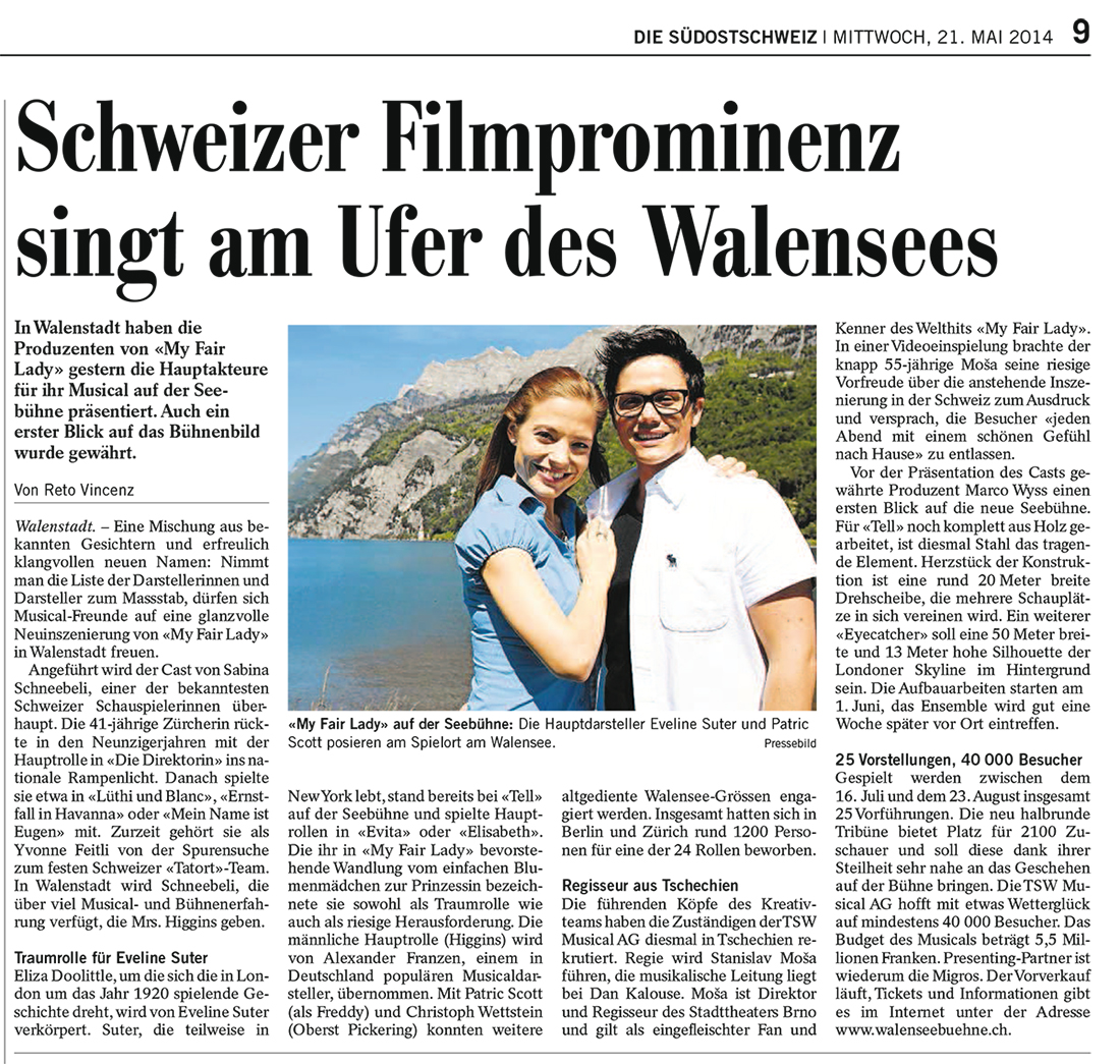 Die Südostschweiz / Mai 2014