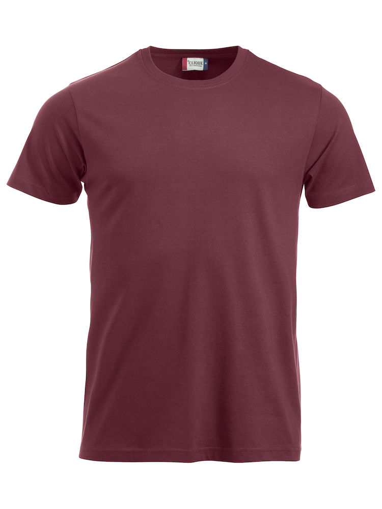 Herren T-Shirt CLIQUE New Classic-T 029360 Bordeaux 38