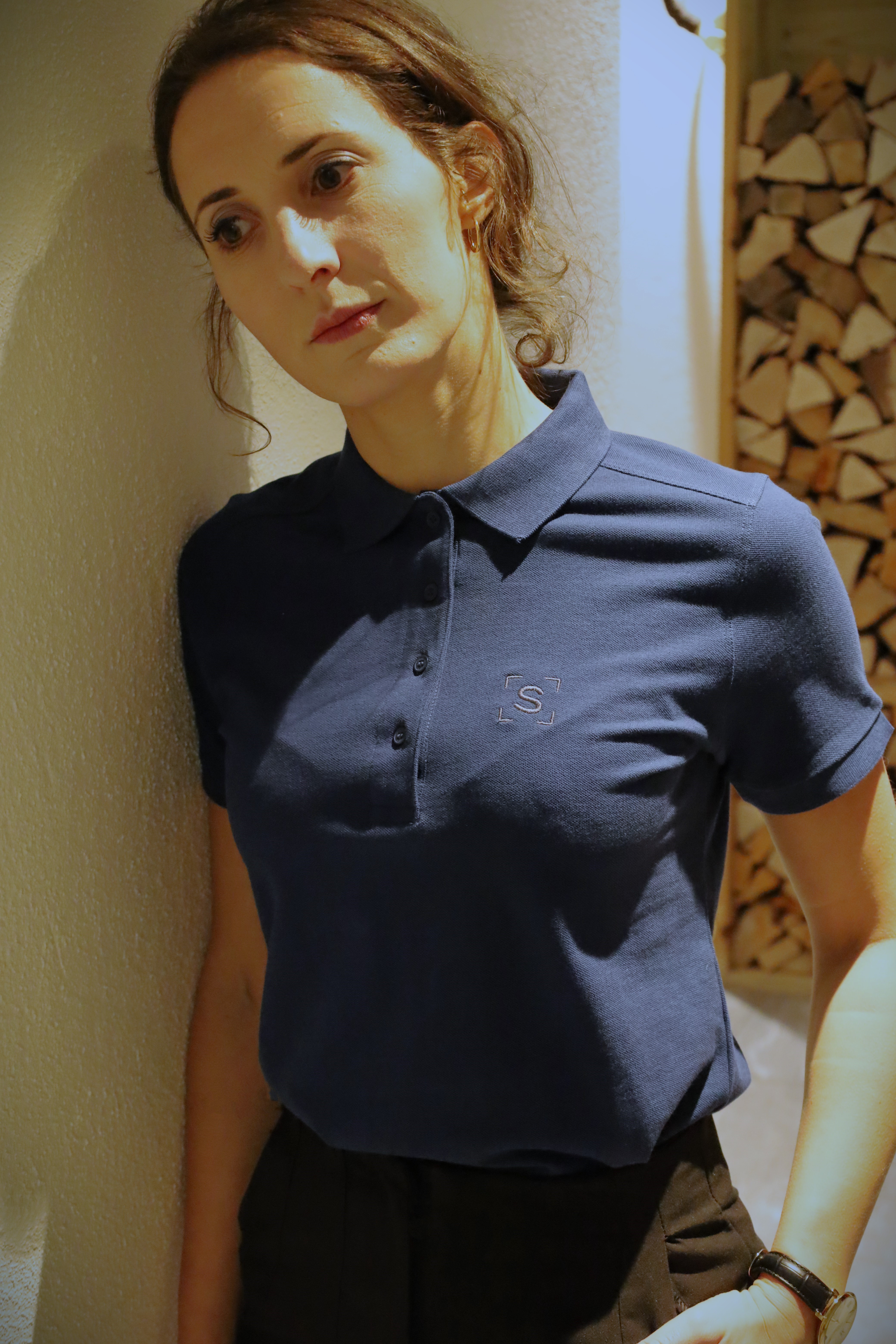 Damen Poloshirt blau - STEFFIRAUCH