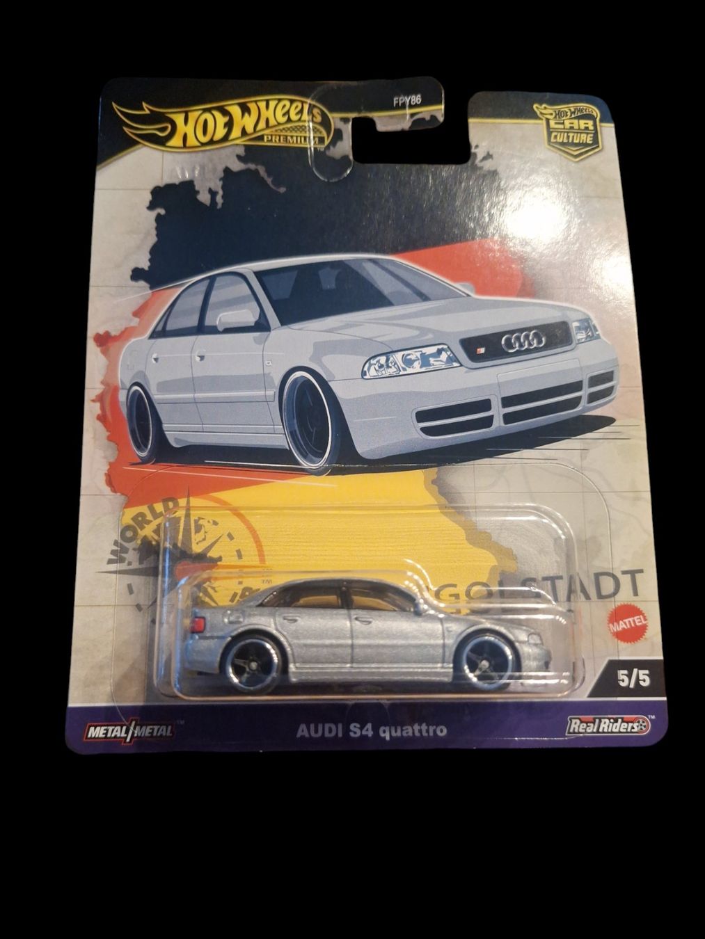 Hot Wheels Premium World Tour 2024 Audi S4 Quattro 5/5