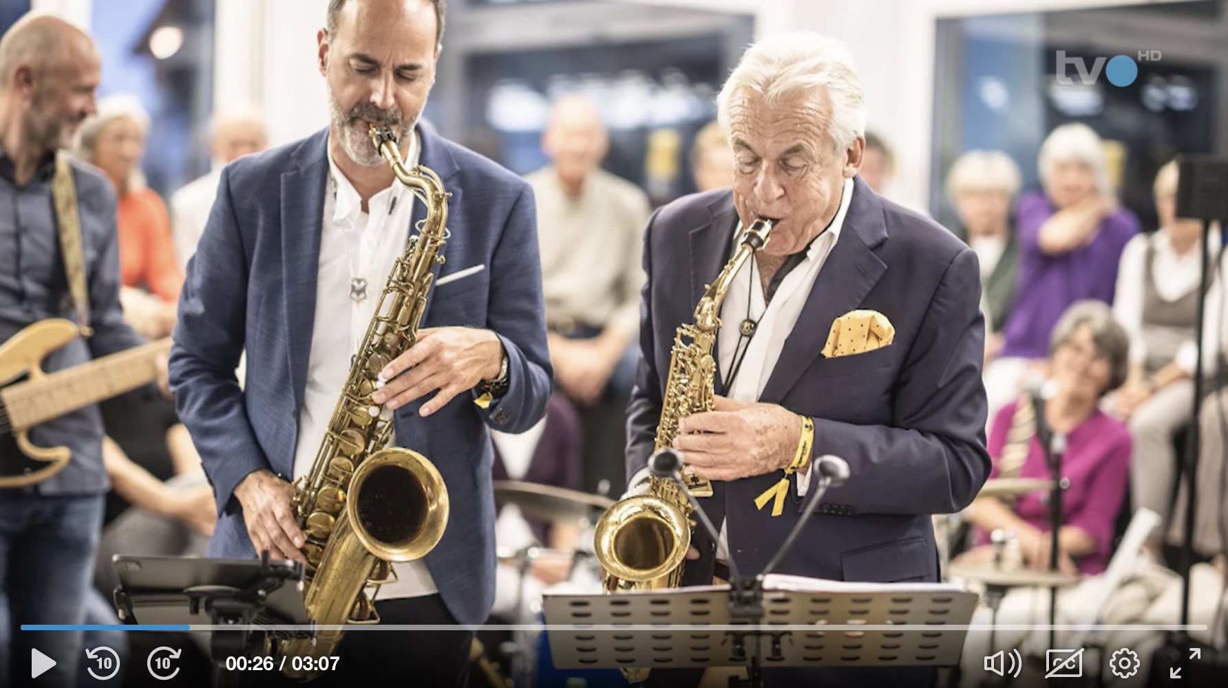 30 Jahre auf der Bühne: Saxophonist Peter Lenzin feiert Jubiläum