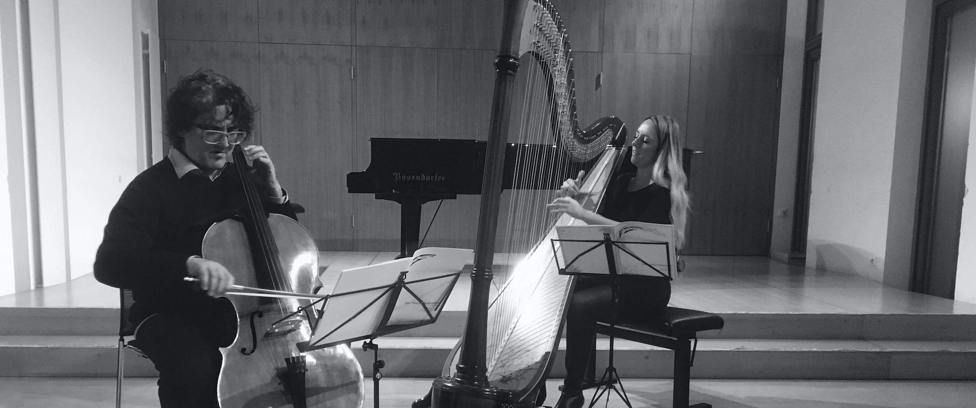 Der Seelenkalender arrangiert für Cello und Harfe auf 432 Hz