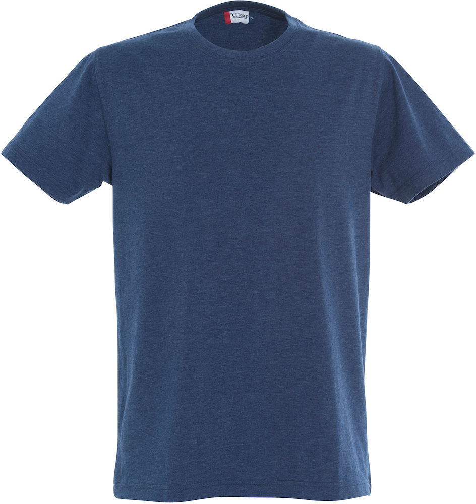 Herren T-Shirt CLIQUE New Classic-T 029360 Blaumeliert 565
