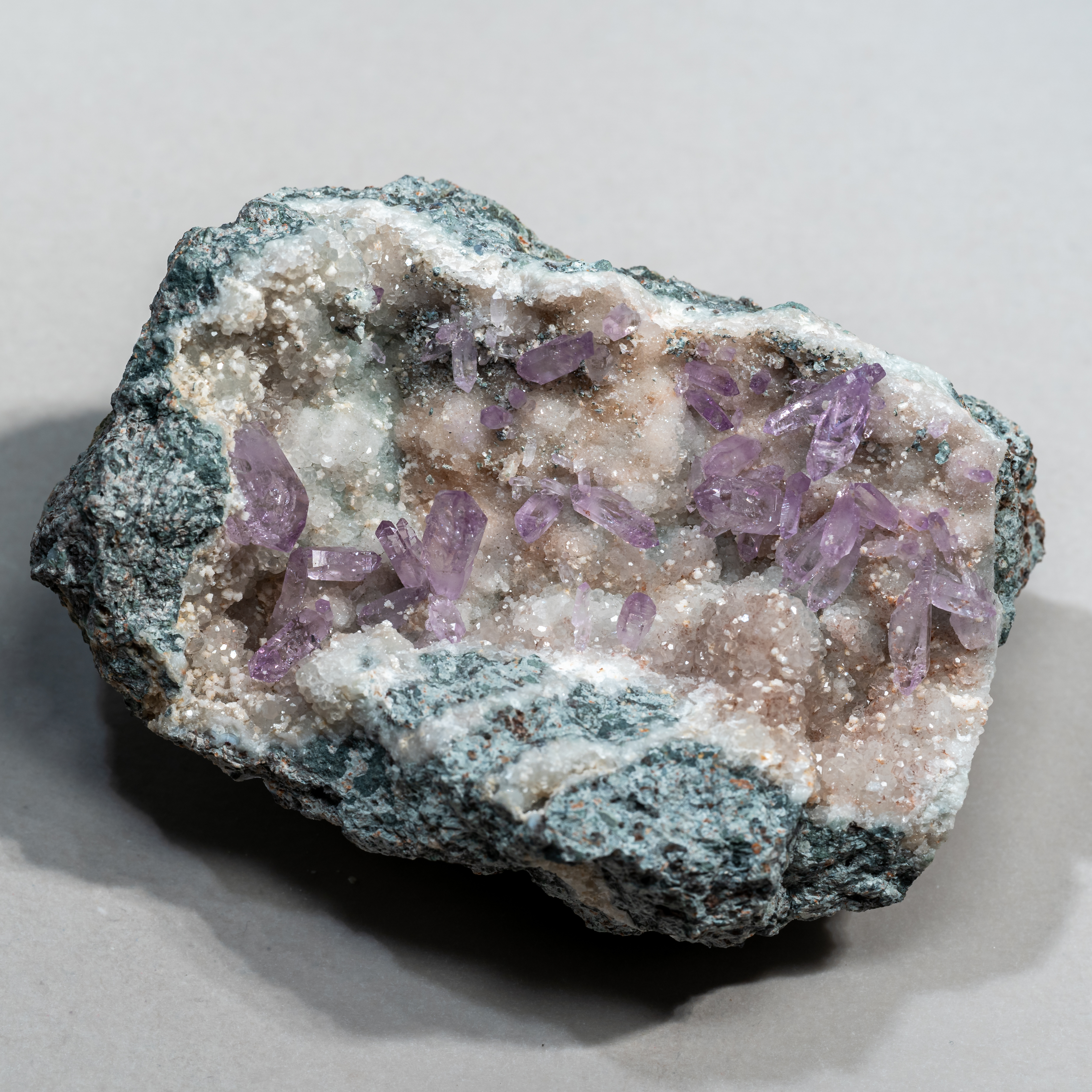 Amethystkristalle, Osilo Sardinien, Italien