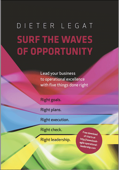 Agile management book SURF THE WAVES OF OPPORTUNITY