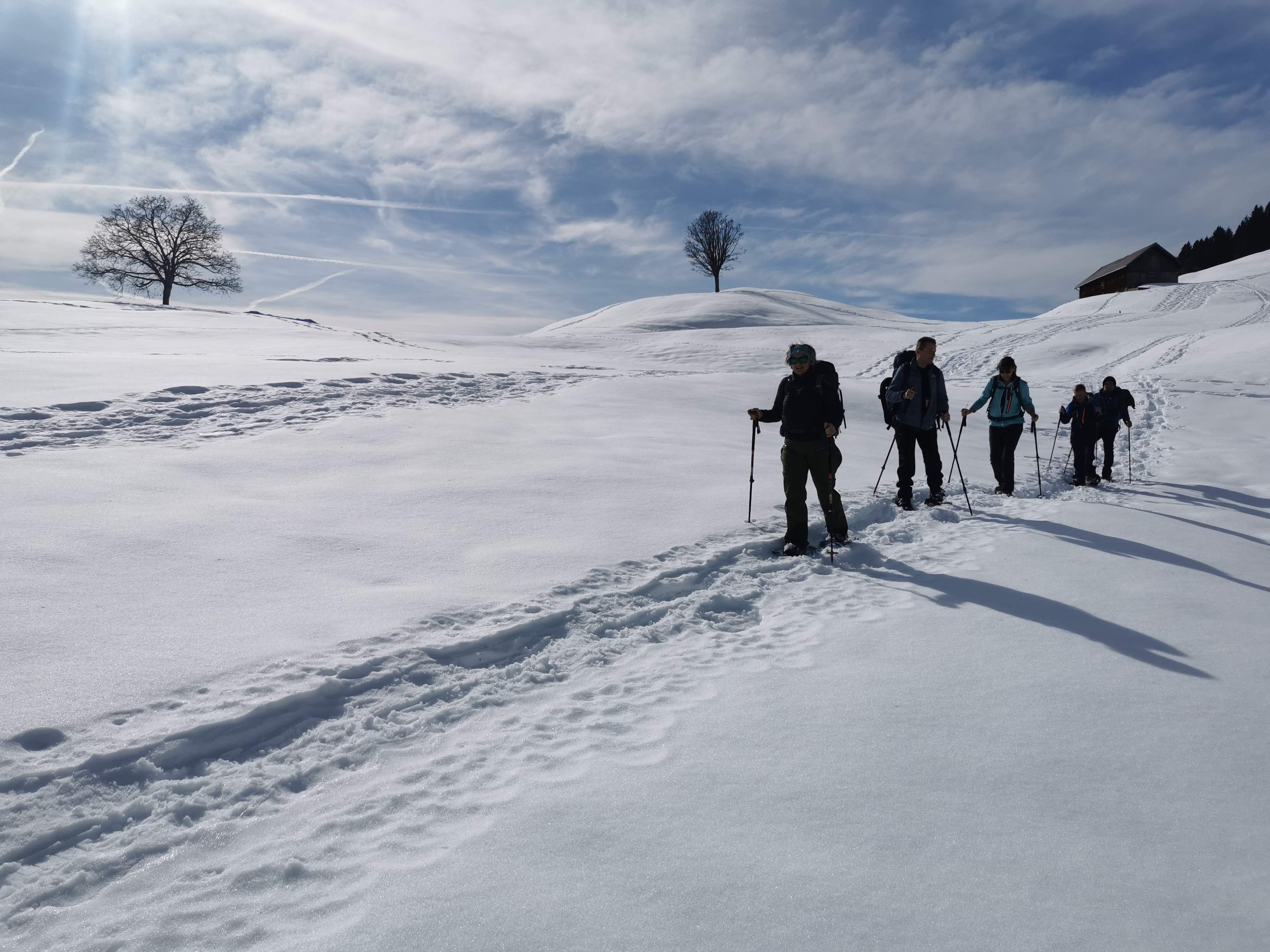 Schneeschuhtour vom Toggenburg ins Appenzellerland