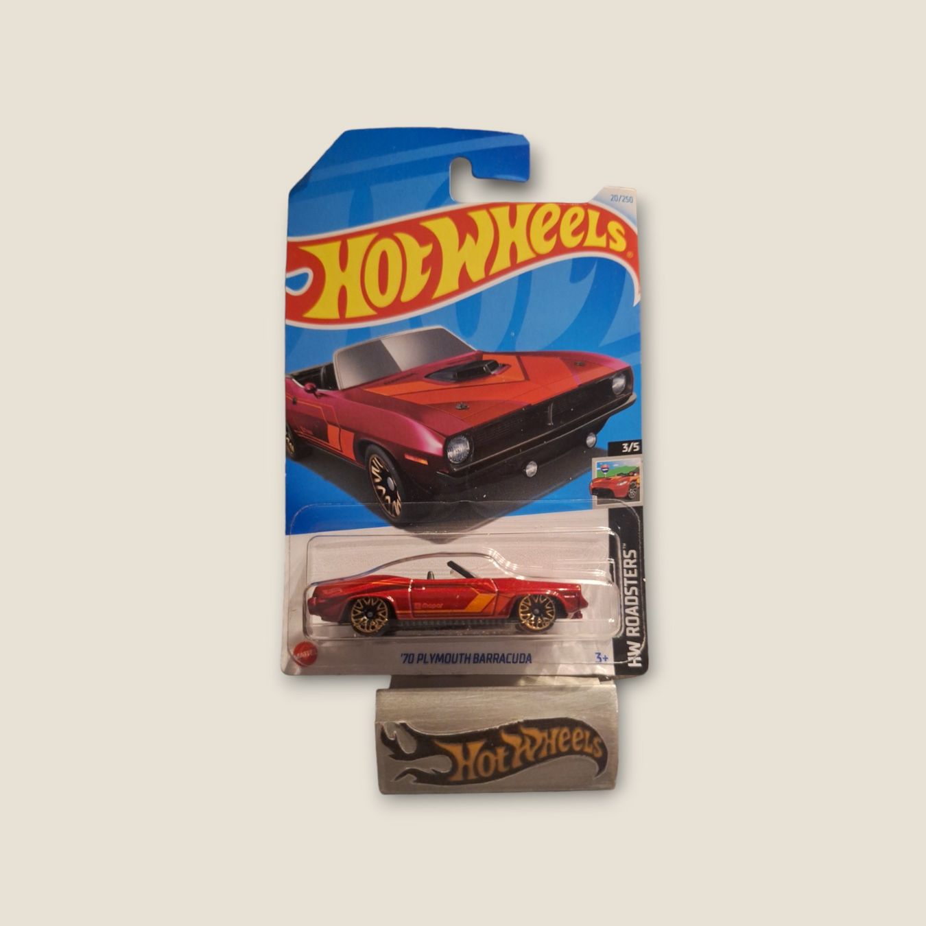 Hot Wheels HW Roadsters 2024 70 Plymouth Barracuda 3/5 L