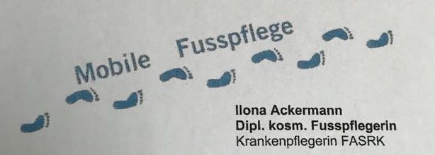 Mobile Fusspflege Ilona Ackermann, dipl. kosmetische Fusspflegerin